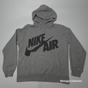 Nike Air Basketball Oversized Hoodie Heather Grey Size M